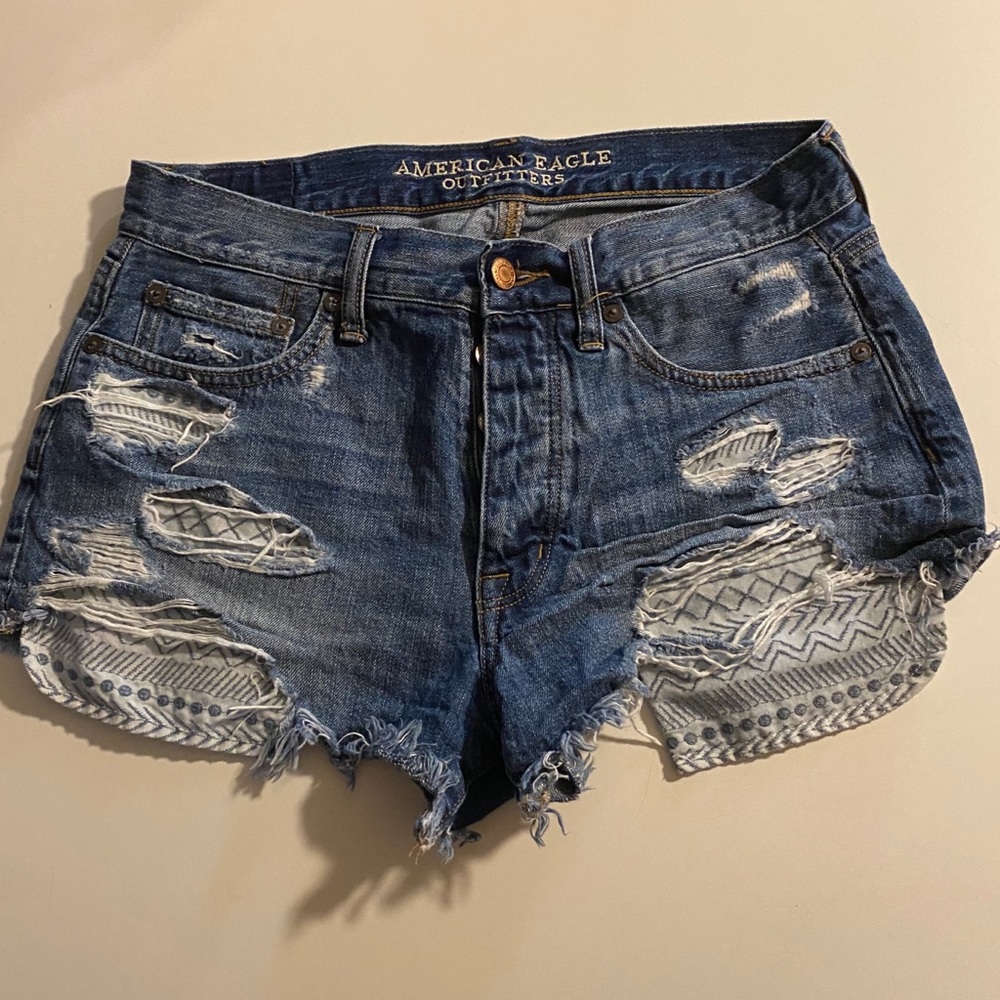 American Eagle Vintage High-rise Festival Shorts